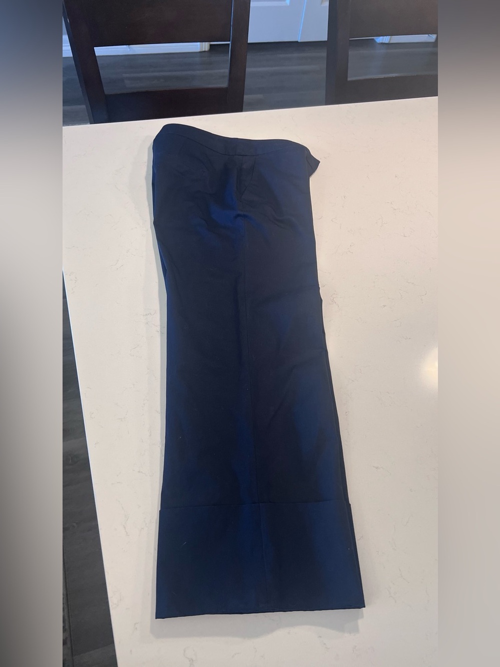 Boden Navy Cropped Dress Pants size 4 - Picture 3 of 9